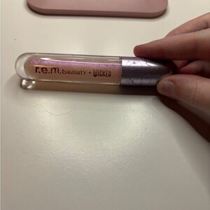 R.E.M. Beauty + Wicked Lip Gloss- Tap to Bubble